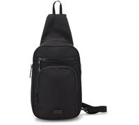 Reebok Unisex Crossbody Sling Bags - Compact Convertible Strap Cross Body Bag Travel Sling Bag - Gym & Travel Essential, Cosmos Black2, One Size