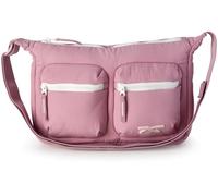Reebok Crossbody Bags for Women - Lightweight Nylon Small Cross Body Bag Purse with Adjustable Strap for Casual Travel, Lilac Eve, One Size