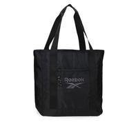 Reebok Dena Black Tote Bag, 36 x 36 x 12 cm, Polyester, by Joumma Bags