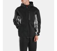 Reebok - Dreamblend Spacer Men's Full Zip Hoodie, Man, Black/Athletic Grey Marl, Size: XL