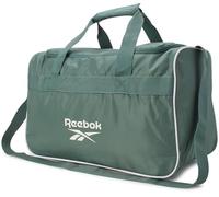 Reebok Carry On Duffel Bag - Classic Compact Sports Gym Bag - Lightweight Overnight Weekender Bag for Travel, Beach, Workout, Trek Green With White Logo, One Size