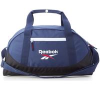 Reebok Mini Duffle Bag - Lightweight Unisex Mini Travel and Gym Bag - Small Weekender Carry on Duffle Bags for Men and Women, Vector Navy, One Size