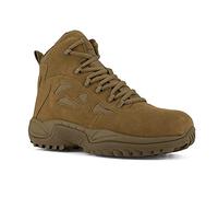 Reebok Duty Men's Rapid Response RB RB8650 6" Stealth Side Zip Boot,Coyote,US 12