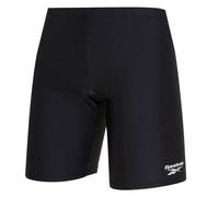 Reebok Ensley Men's Swim Shorts | Tech Knit Performance Mens Swimming Shorts, with Elasticated Waist and Inner Lining | Athletic Style | Long Length Swimming Trunks for Training and Comfort Black