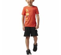 Reebok Essentials Logo Tracksuit Orange,Black 7-8 Years Boys