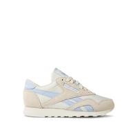 Reebok Women's Classic Nylon Sneaker, Bon/PALBLU/Chalk, 2.5 UK