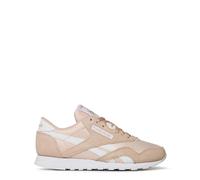 Reebok Womens Classic Nylon Trainers Pink Stucco/Footwear White/Footwear White Pink/White/White 5.5