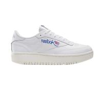 Reebok Women's Club C Double Sneaker, FTWWHT/Chalk/STEPUR, 5 UK