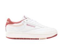 Reebok Women's Club C Double Sneaker, White/White/SEDROS, 3 UK