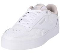 Reebok Women's Court Advance Bold Sneaker, FTWWHT/MOONST/PINSTU, 8.5 UK