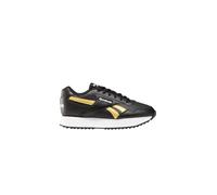 Reebok Women's Glide Ripple Double Sneaker, Black/FTWWHT/Goldmt, 7 UK