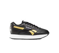 Reebok Women's Glide Ripple Double Sneaker, Black/FTWWHT/Goldmt, 8 UK