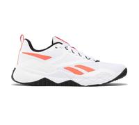 Reebok Women's NFX Trainer Sneaker, FTWWHT/ORGFLA/CBLACK, 3 UK