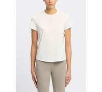 Reebok female Chill Athletic Crew Neck Open Back T-Shirt - Ivory, Ivory