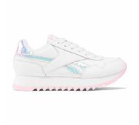 Reebok Girls Royal Cl Jog Platform Sneaker, Ftwwht Pnkglw Porpnk, 13 UK Child