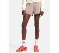 Reebok female Lux Woven High Waisted Gym Shorts - Medium Grey, Medium Grey