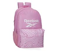 Reebok Festival Backpack, Dual Compartment, Pink, 31 x 44 x 15 cm, 20.46 L, Polyester by Joumma Bags