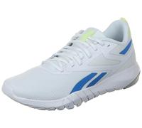 Reebok Men's FLEXAGON Force 4 Training Shoes, Footwear White/Kinetic Blue/Digital Lime, 7.5 UK