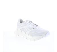 Reebok Floatzig 2 Mens White Canvas Lace Up Athletic Running Shoes