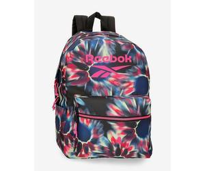 Reebok Floral 44cm Backpack Pink Blue Black