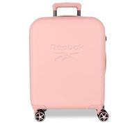 Reebok Franklin Cabin Bag, Pink, 40 x 55 x 20 cm, Hard ABS, TSA Lock, 37 L, 2.56 kg, 4 Double Wheels, Hand Luggage by Joumma Bags