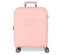 Reebok Franklin Cabin Bag, Pink, 40 x 55 x 20 cm, Hard ABS, TSA Lock, 37 L, 2.78 kg, 4 Double Wheels, Hand Luggage by Joumma Bags