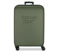 Reebok Franklin Medium Suitcase, Green, 49 x 70 x 27 cm, Hard ABS, TSA Lock, 3.8 kg, 72 L, Extendable by Joumma Bags
