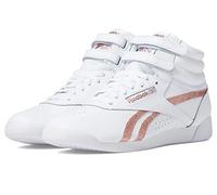 Reebok Freestyle Hi High Top White/Rose Gold 8 B (M)