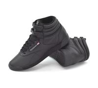 Reebok Freestyle Hi Womens Classic Trainers Hi-Top Sneakers Black or White