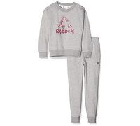 Reebok G Elem Ft TS Sports Set, Girls, girls, DH4337_Gris (Brgrin)_S, Grey (brgrin), S