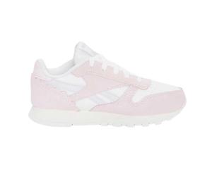 Reebok Girls' Classic Leather Trainers, Ftwrwhite Frostedberry Chalk, 4.5 UK