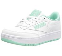 Reebok Girls' Club Double Tennis Foundation Sneaker Shoes, White, 5.5