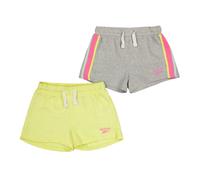 Reebok Girls Cotton Blend Side Stripe Shorts (Pack of 2) GT13879