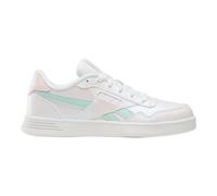 Reebok Girl's Court Advance Sneaker, FTWRWHITE/GLITCHAQUA/FROSTEDBERRY, 30