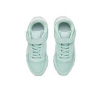 Reebok Girl's Glide Low Elastic & Top Strap Basketball, Glitchaqua Glitchaqua White, 14 UK