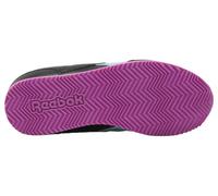Reebok Girl's Royal CL Jog 3.0 Sneaker, Black/PURPLERAVE/AIAQUA, 2