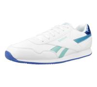 Reebok Girl's Royal CL Jog 3.0 Sneaker, White/AIAQUA/OPTIMUMBLUE, 2.5