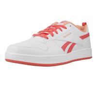Reebok Girl's Royal Prime 2.0 Sneaker, FTWRWHITE/SUNSETCORAL/SUNKISSEDORANGE, 12