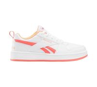 Reebok Girl's Royal Prime 2.0 Sneaker, FTWRWHITE/SUNSETCORAL/SUNKISSEDORANGE, 12