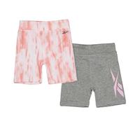 Reebok Girls Tie Dye Slim Cycling Shorts (Pack of 2) GT13886