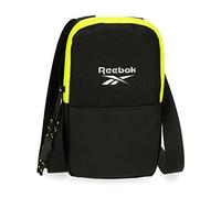 Reebok Hamilton Mobile Phone Black Shoulder Bag, 10.5 x 18 x 2 cm, Polyester