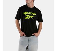 Reebok - High Density Logo T-Shirt, Black, Size: XL