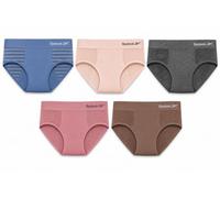 Reebok Hipster Panties for Women - 5 Pack Stretch Performance Seamless Underwear with Relaxed Tagless Waist (XS-XXL) - Soft Tones Small