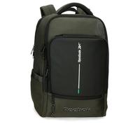 Reebok - Houston Backpack for 15.6-Inch Laptop, Double Compartment, Green, 30 x 42 x 14 cm, Polyester, by Joumma Bags