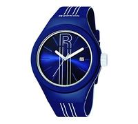 Reebok Icon Men's Quartz Watch with Blue Dial Analogue Display and Blue Silicone Strap RC-IRU-G3-PLIL-LW