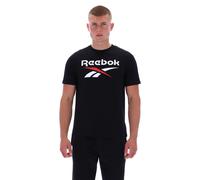 Reebok - ID 2-Color Logo Men's T-Shirt, Black, Size: S