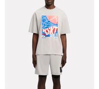 Reebok - ID Basketball Graphic Men's T-Shirt, Light Grey Marl, Size: 3XL