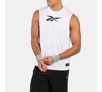Reebok - ID Basketball Sleeveless T-Shirt, Man, White, Size: M