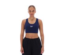 Reebok - ID Small Logo Cotton Sports Bra, Vector Navy, Size: S