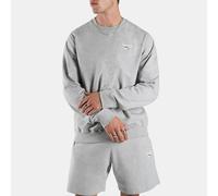 Reebok - ID Small Logo Crew Men's Sweatshirt, Man, Medium Grey Marl, Size: XS